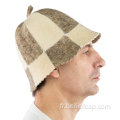 Nouveau chapeaux de sauna en feutre de 2 mm de laine 100% de laine 100%